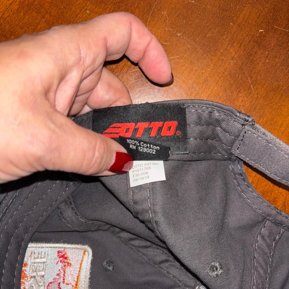 Tennessee Smoky Mountains | OTTO | Distressed Gray Baseball Cap | One Size - Picture 5 of 9